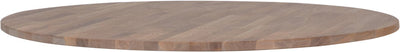 Woood tablo tafelblad rond - eiken - grijze olie - 2,4x120x120
