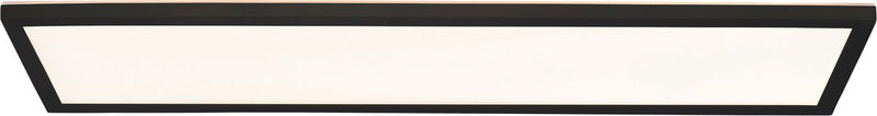 Brilliant sorell - plafondlamp badkamer - led 24w - cct - dimbaar - afstandsbediening - zwart wit