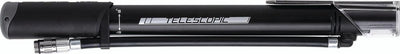 Bbb cycling traveller telescopic mini fietspomp - kleine fietspomp met drukmeter - stabiel en krachtig - zwart - bmp-53