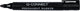 Q-connect permanente marker, 2-3 mm, ronde punt, zwart, doos van 10 stuks