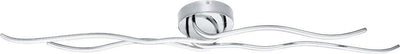 Eglo roncade - wand plafondlamp - 1 lichts - chroom - wit