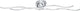 Eglo roncade - wand plafondlamp - 1 lichts - chroom - wit