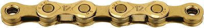 KMC Ketting e12 Ti-Ni goud, 1 2x11 128, 130 schakels, 5.2mm pin, 12-speed