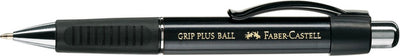 Faber-castell balpen - grip plus - zwart - m - fc-140733