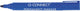Q-connect permanente marker, 2-3 mm, ronde punt, blauw 10 stuks