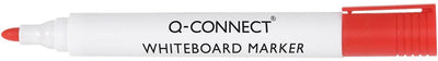 Q-connect whiteboardmarker, 2-3 mm, ronde punt, rood 10 stuks