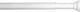 Sealskin douchegordijnstang - 155-255 cm - wit
