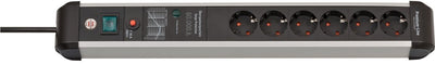 Brennenstuhl premium-protect-line 60.000a stekkerdoos met overspanningsbeveiliging 6-voudig 5m h05vv-f 3g1,5