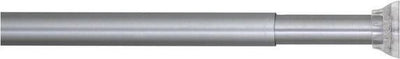 Sealskin douchegordijnstang - klemstang - 70-115 cm - mat aluminium