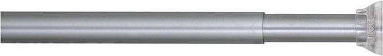Sealskin douchegordijnstang - klemstang - 70-115 cm - mat aluminium