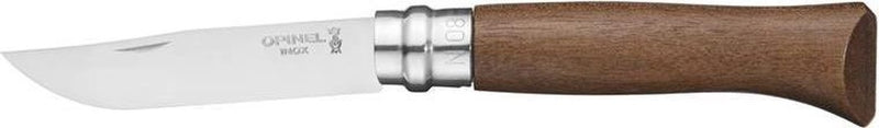 Merkloos sans marque opinel n°08 - zakmes - luxury walnoot