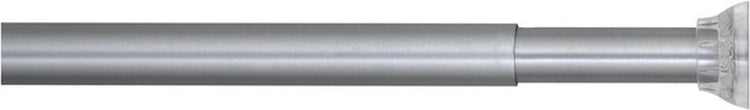 Sealskin douchegordijnstang - klemstang - aluminium - 110-185 cm - mat aluminium