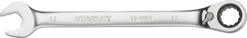 Stanley - fatmax omkeerbare ringsteeksleutel met ratel 12mm - steeksleutel - sleutelgereedschap - 1 stuk(s)