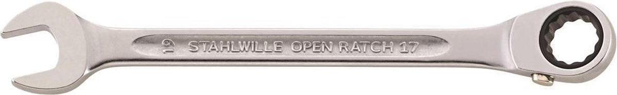 Stahlwille 17-13 steek- ringratelsleutel - omschakelbaar - 13 x 182mm