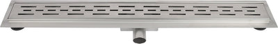 Differnz douchegoot - met flens rvs - 7 x 7 x 100 cm