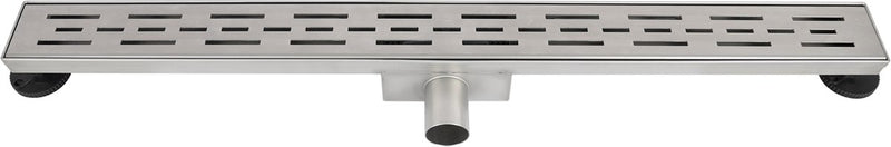 Differnz douchegoot - zonder flens rvs - 7 x 7 x 100 cm