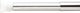 Ridder douchegordijnstang telescopisch 110-245 cm wit 55301