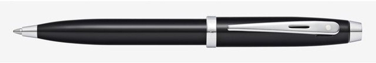 Sheaffer balpen 100 - e9338 - glossy black lacquer - sf-e2933851