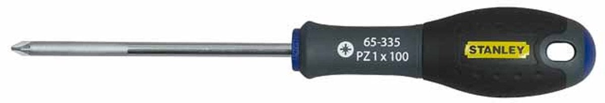 Stanley handgereedschap fatmax schroevendraaier pozidriv pz1 x 100mm - 0-65-335