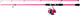 Albatros - spin comboset pink - spinhengel molen - 210cm - pink - inclusief nylon lijn