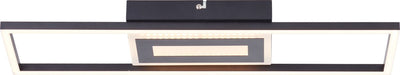 Brilliant besson - plafondlamp - led 24w - 3000k - zwart