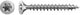 Spax torx houtschroef platte kop - 4.0x30mm - t10 - 25 stuks