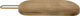 Point-virgule snijplank - serveerplank uit acaciahout met koperen handvat - 40x12x2cm