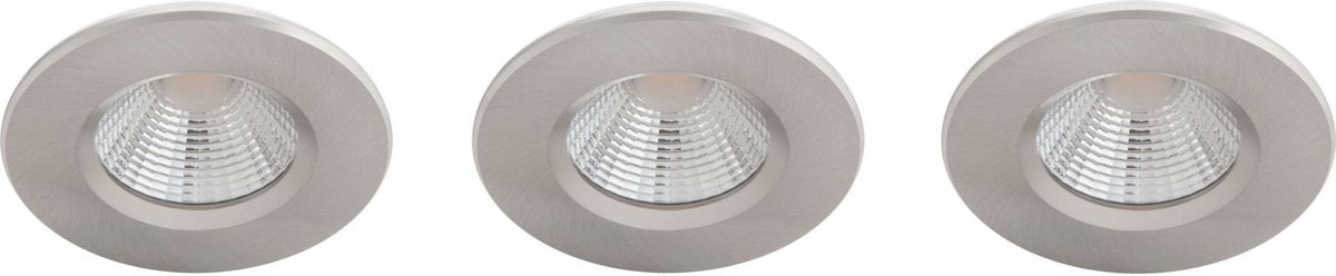 Philips led philips dive badkamerinbouwspot - 3-lichts - nikkel
