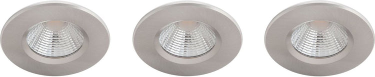 Philips led philips dive badkamerinbouwspot - 3-lichts - nikkel