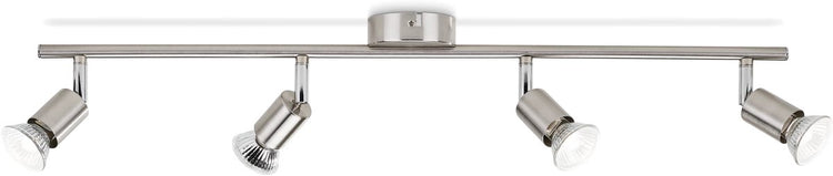 Philips led philips limbali opbouwspot - 4-lichts - nikkel