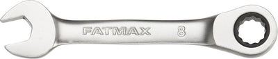 Stanley - fatmax stubby ringsteeksleutel met ratel 8mm - steeksleutel - sleutelgereedschap - 1 stuk(s)