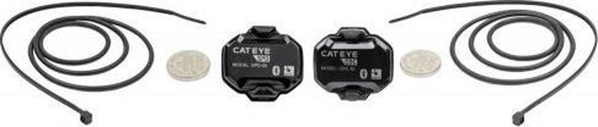 Cateye sensorset - speed cadans magneet - zwart
