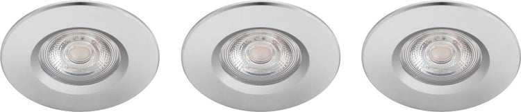 Philips led philips dive badkamerinbouwspot - 3-lichts - chroom