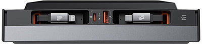 Baseus hub usb-c naar lightning naar tesla adapter met multifunctionele kabel