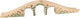 Bigjigs houten rails - brug met 3 bogen