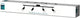 Philips led philips limbali opbouwspot - 4-lichts -zwart