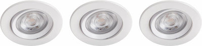 Philips led philips sparkle inbouwspot - 3-lichts - wit