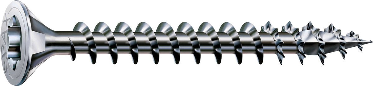 Spax universele schroef, 3,5 x 35 mm, 180 stuks, volledig van schroefdraad voorzien, verzonken kop, t-star plus t20, 4cut, wirox - 8000000287053