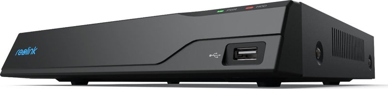 Reolink 8-kanaals poe nvr recorder voor 24 7 opname, 2 tb hdd ingebouwd, ondersteuning tot 16 mp, tot 12 tb opslagcapaciteit