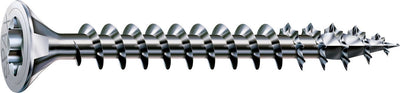 Spax universele schroef, 3,5 x 25 mm, 180 stuks, volledig van schroefdraad voorzien, verzonken kop, t-star plus t20, 4cut, wirox - 8000000287138