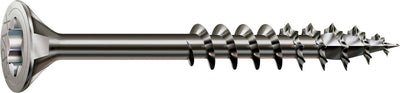 Spax roestvaststalen schroef, 3,5 x 35 mm, 180 stuks, deeldraad, verzonken kop, t-star plus t15, 4cut, roestvast staal a2 - 8000000287039