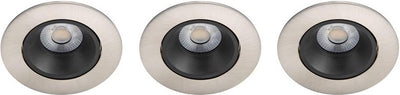 Philips led philips abrosa inbouwspot - 3-lichts - nikkel