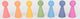 Tickit® tickit regenboog houten figuren
