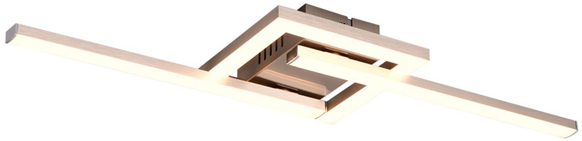 Rl live your light reality viale - plafondlamp - nikkel mat - incl. 1x smd 17 w - zwenkbaar