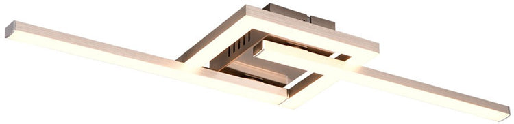 Rl live your light reality viale - plafondlamp - nikkel mat - incl. 1x smd 17 w - zwenkbaar
