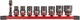 Milwaukee accessoires 3 8 | slagdopsleutel std | set | 9-delig - 4932480454