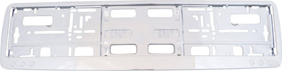 Carpoint onderlegplaat europa 53 x 14 cm chroom