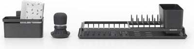 Brabantia sinkside afwasset compact - 4-delig - dark grey