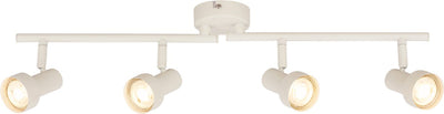 Briloner b.k.licht tapp - opbouwspot - plafondspot (plafondlamp) - 4x gu10 fitting - oud wit - 60.5 cm