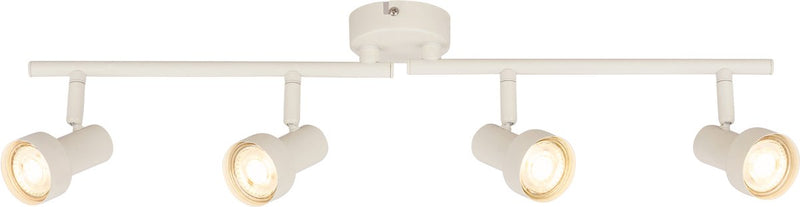 Briloner b.k.licht tapp - opbouwspot - plafondspot (plafondlamp) - 4x gu10 fitting - oud wit - 60.5 cm